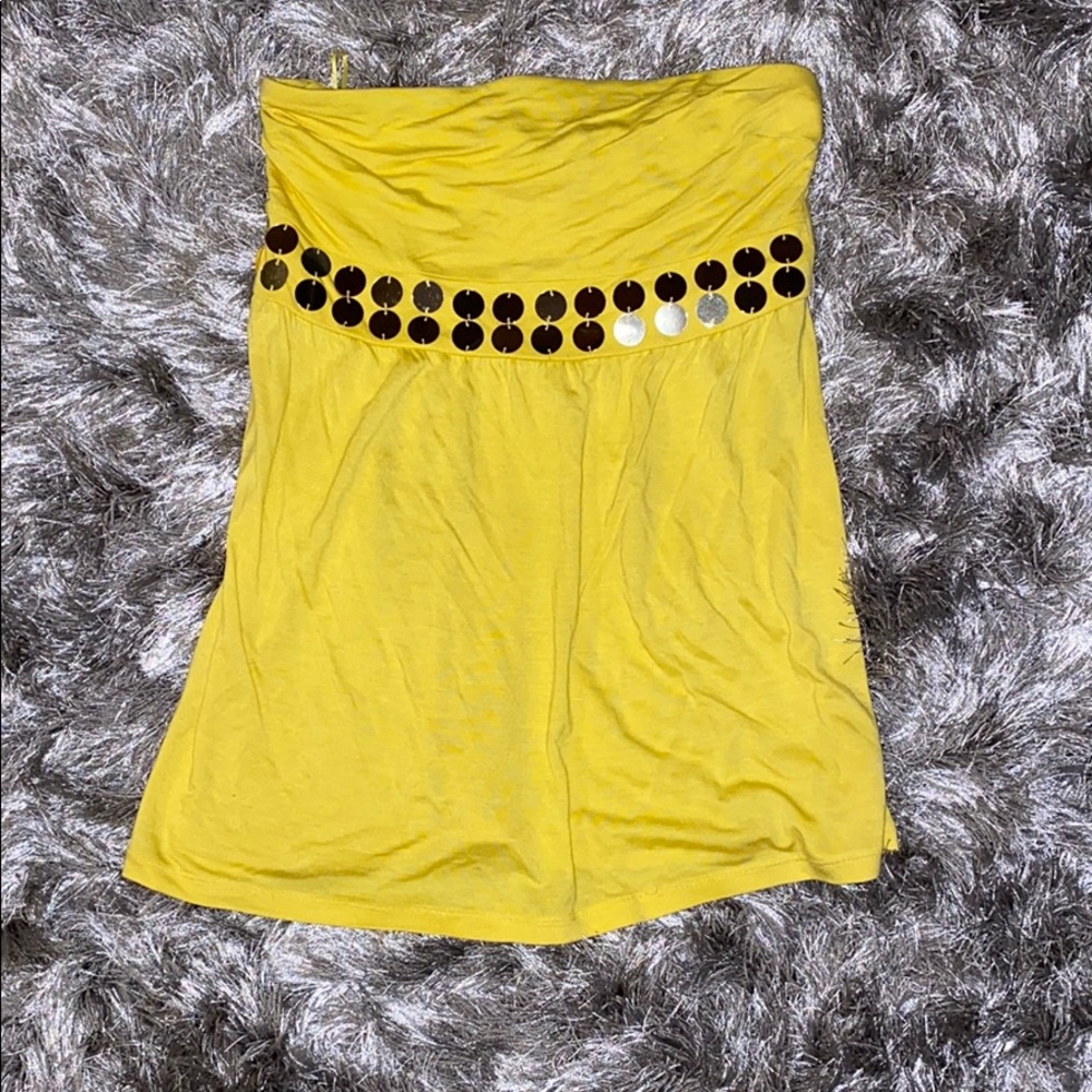 Express - strapless top